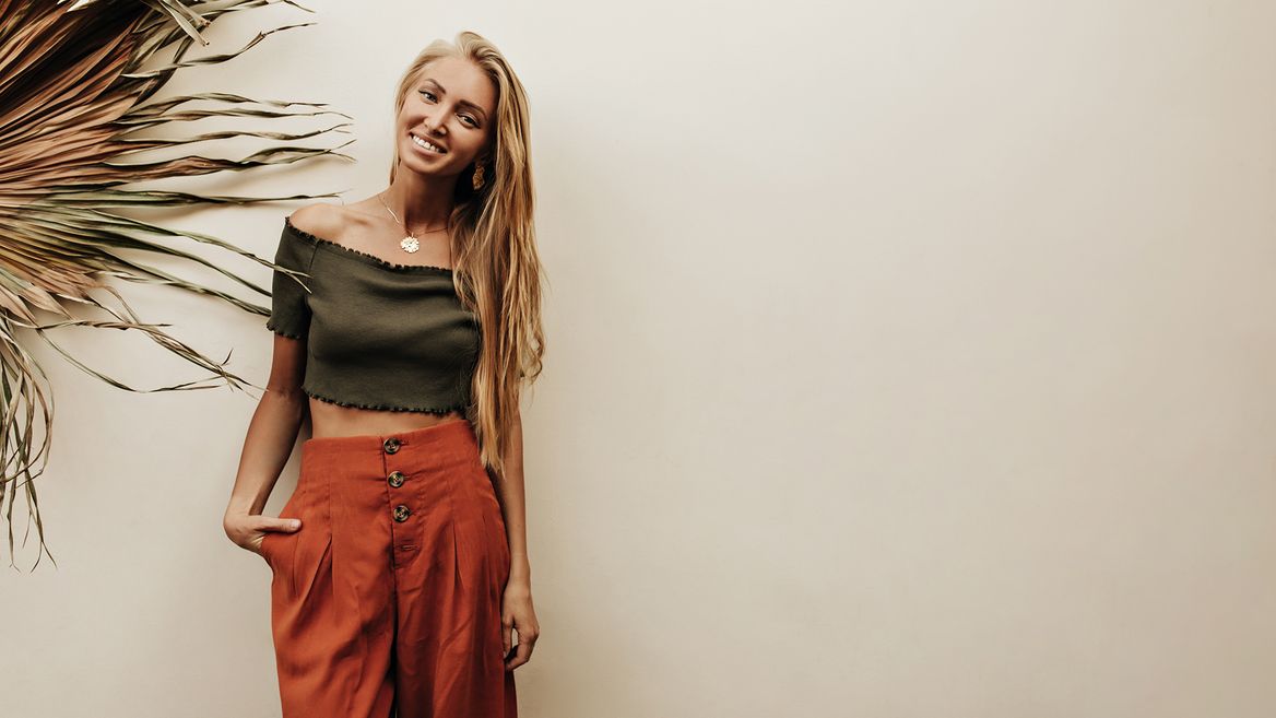 Тренд на свободу широкие брюки для оптовых закупок