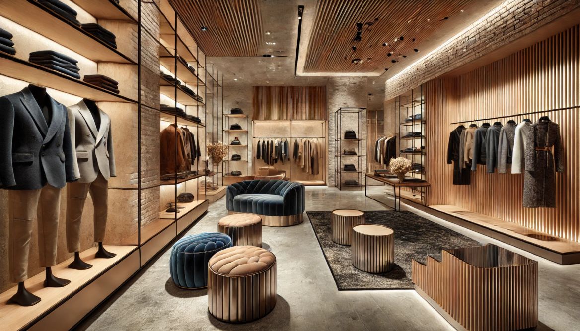 Как создать уникальное торговое пространство с помощью текстур и материалов?