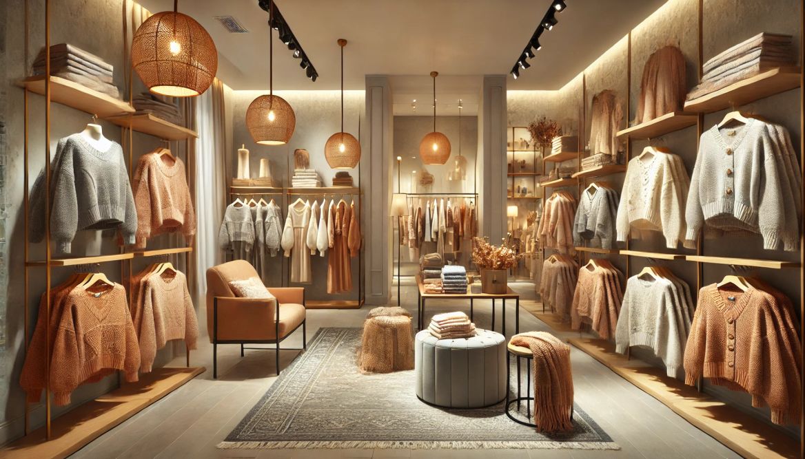 Как улучшить атмосферу в магазине женской одежды с помощью освещения?