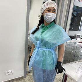 процедурный одноразовый халат