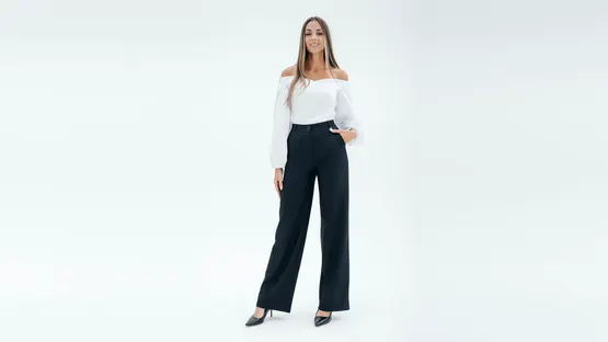 Прекрасное сочетание стиля и тепла: женские прямые брюки на зиму